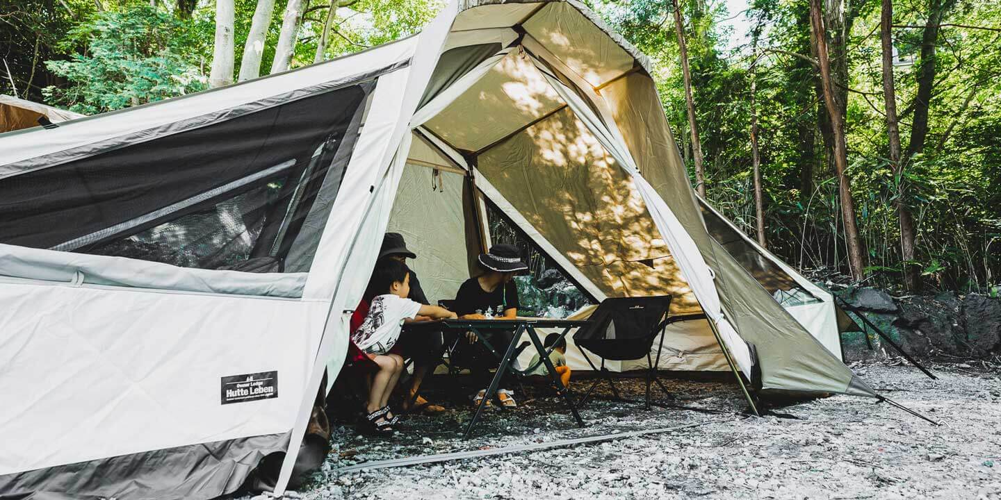 キャンプを始めたてのファミリー層にも多くご利用頂いております。